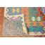 Tapis oriental géométrique en laine Kilim 10 x 16