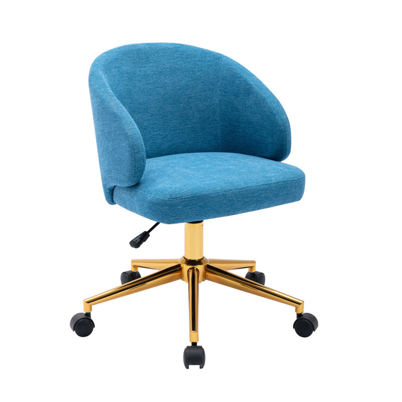 Chaise de bureau Beaumont, Bleu