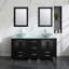 Ensemble de meuble-lavabo double 61,5 "avec miroir-765094799-765094786