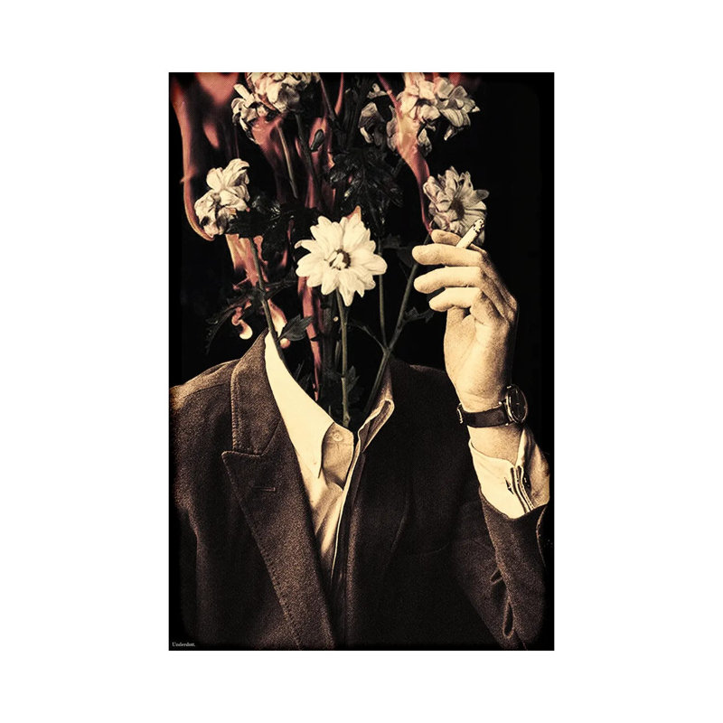 Let It Burn by Underdott Art - Wrapped Canvas Print, 20.32 cm H x 30.48 cm W