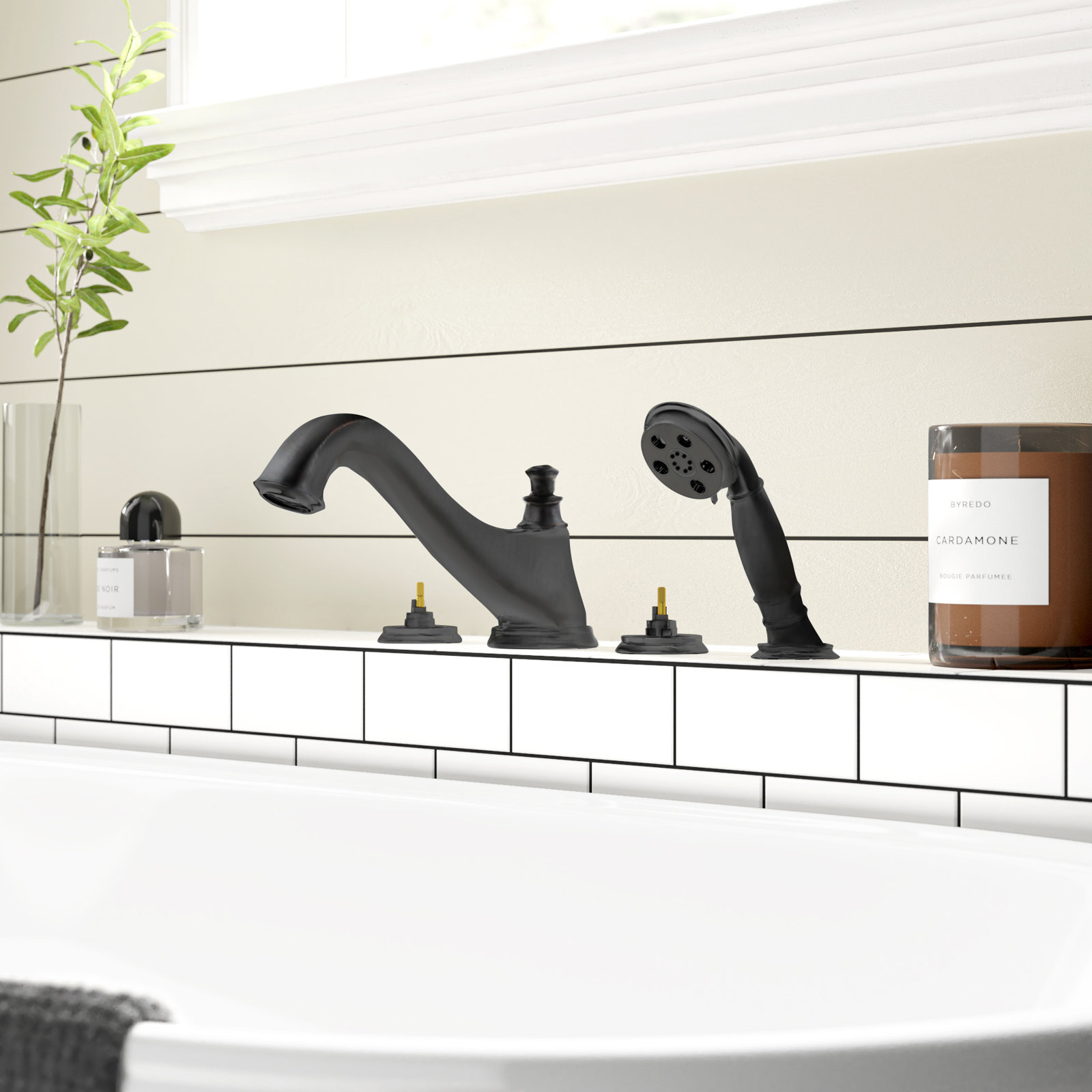 Cassidy™ Deck-Mounted Roman Tub Faucet, Venetian Bronze