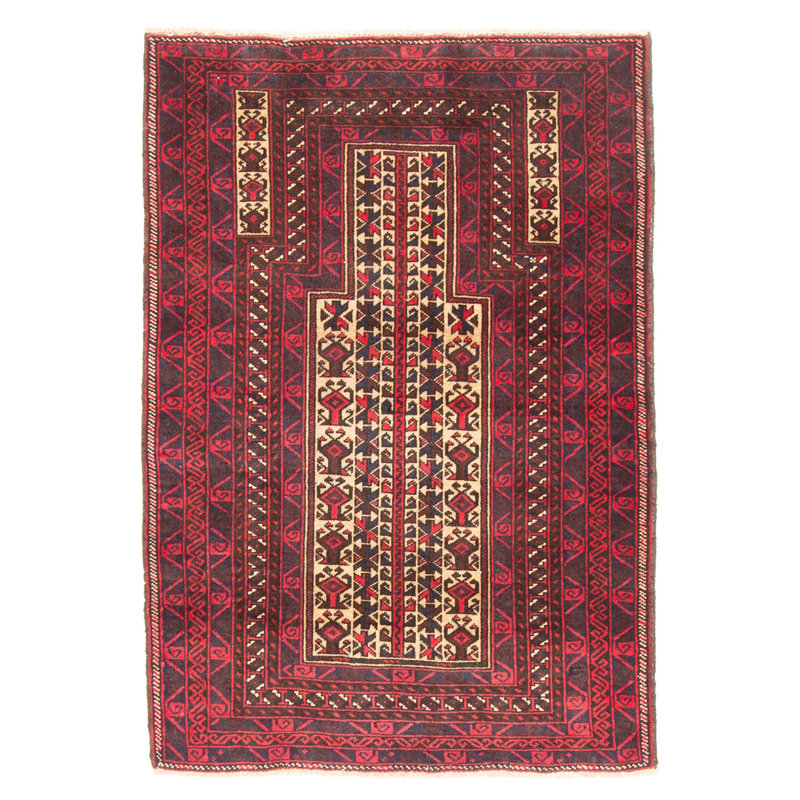 Tapis brun clair Teimani 2 pi 11 po x 4 pi 2 po