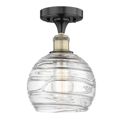 Plafonnier semi-encastré en verre Reales