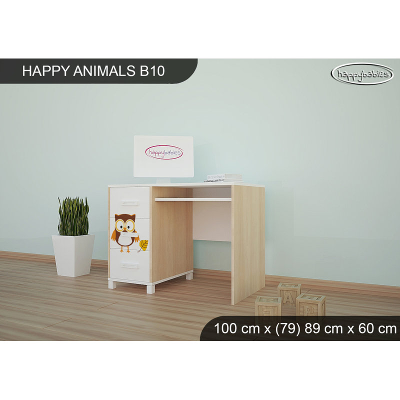 100cm Writing Desk, Oak