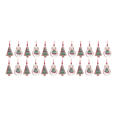 4.25'' Metal Snowmen Holiday Shaped Ornament