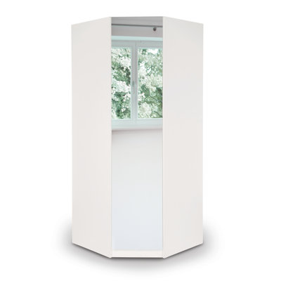 Bridgeview 1 Door Manufactured Wood Wardrobe