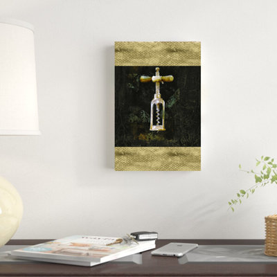 Tire-bouchon I - peinture sur toile tendue
