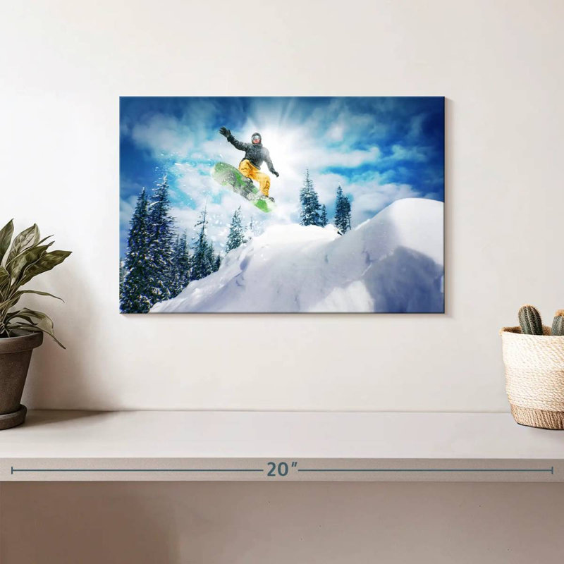 Sirci Snowboarder sautant, H 8 po x l 12 po