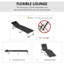 Chaise longue simple inclinable 66,9 po Akein-86870266