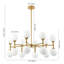 Azucena 16-Light Dimmable Sputnik Sphere Chandelier-2112902783