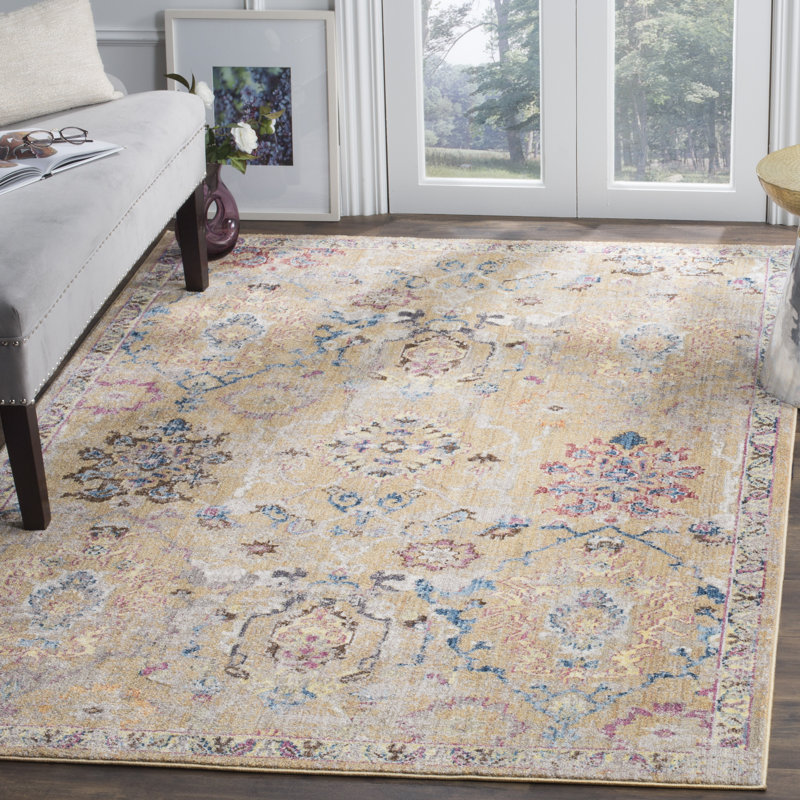 Margory Oriental Hand Woven Area Rug, Rectangle 183 x 274 cm