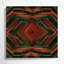 Art mural sur toile vert Op Art 70-1604889548