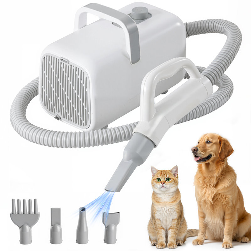 Pet Grooming Blower, White