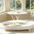 Decorative Tray With Removable Legs, White Washed Wooden Beaded Coffee Table Tray, Rustic Farmhouse Centerpiece For Living Room And Kitchen Counter Decor-735032672-735032677