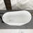 59" White Acrylic Freestanding Bathtub
