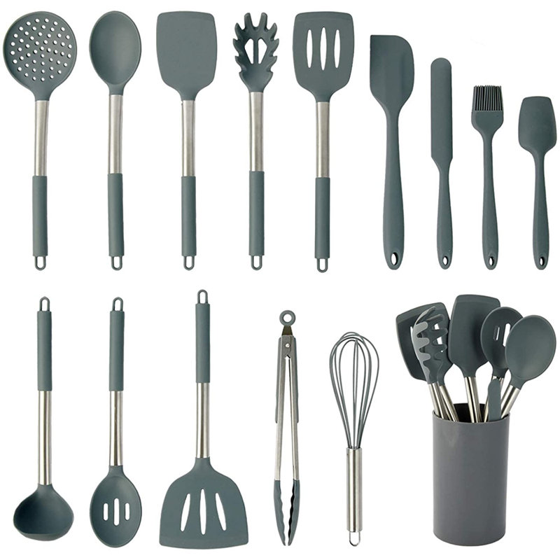 Ruya Company 15 Utensil Set, Gray