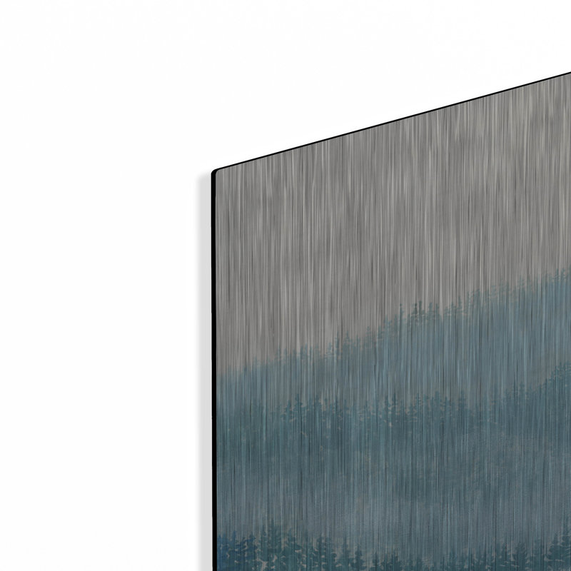 «Smoky Ridge I» par Tim O'Toole, art mural en métal, H 24 po x l 24 po