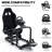 Anman Adjustable Ergonomic PC & Racing Game Chair in Black
