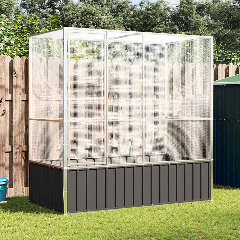 212cm Steel Floor Bird Cage