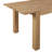 Bozrah 99 " Extendable Acacia Rectangular Solid Wood Top with Solid Wood Base Dining Table-221163740