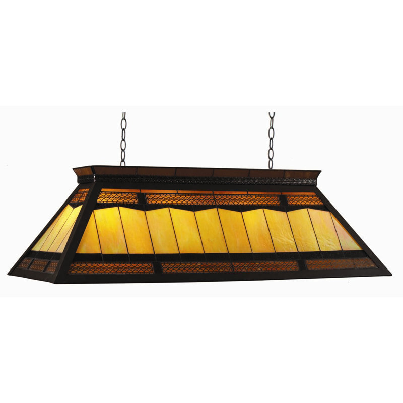 Red Barrel Studio® Broyles 4 - Light Pool Table Geometric Pendant By ...