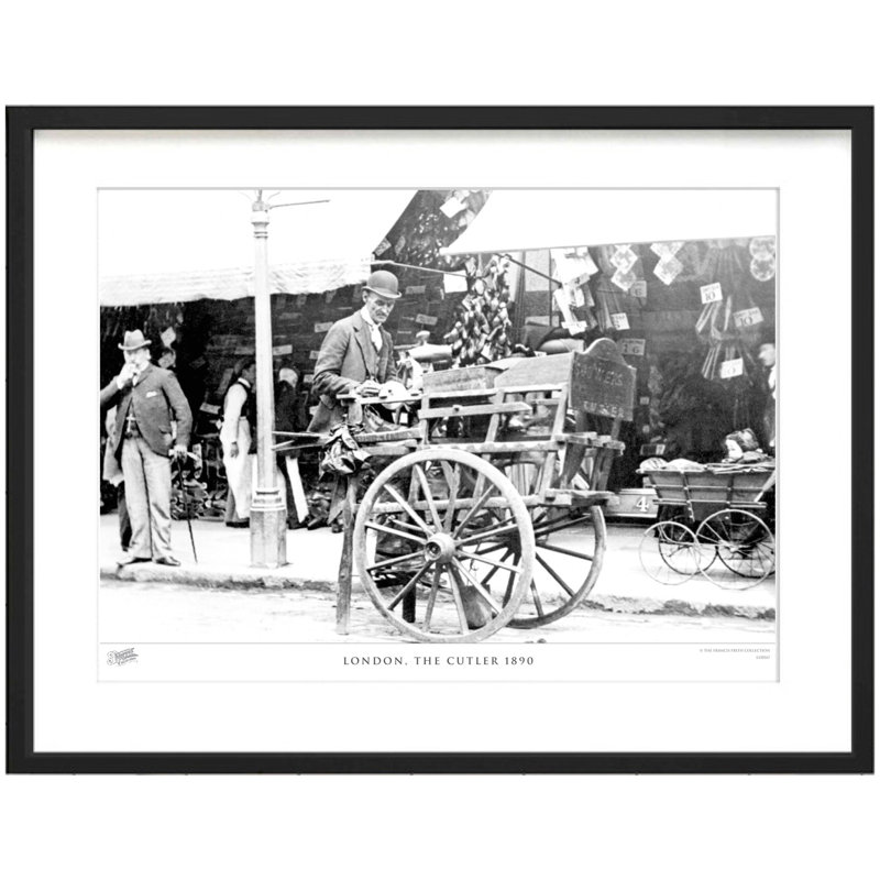 London, The Cutler 1890 by Francis Frith - Single Picture Frame Print, 45cm H x 60cm W x 2.3cm D