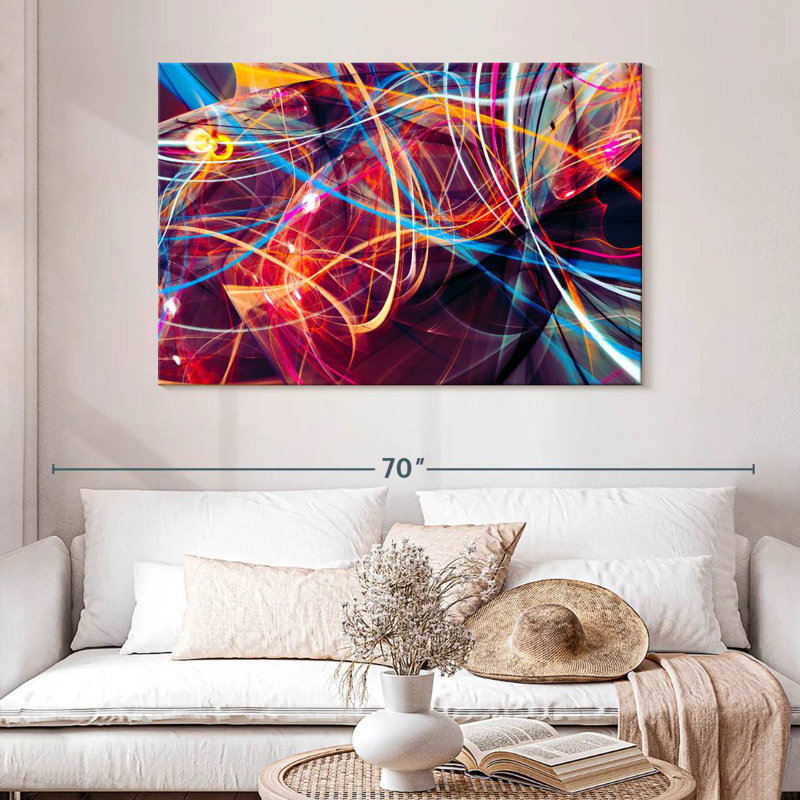 Avery Neon Light Streams, H 32 po x l 48 po
