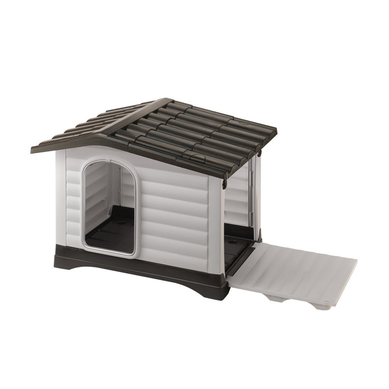 Plastic Dog House, 53cm H x 73cm W x 59cm D