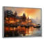 Indian Art Sunset At - Art mural indien-1514283478-1504843407