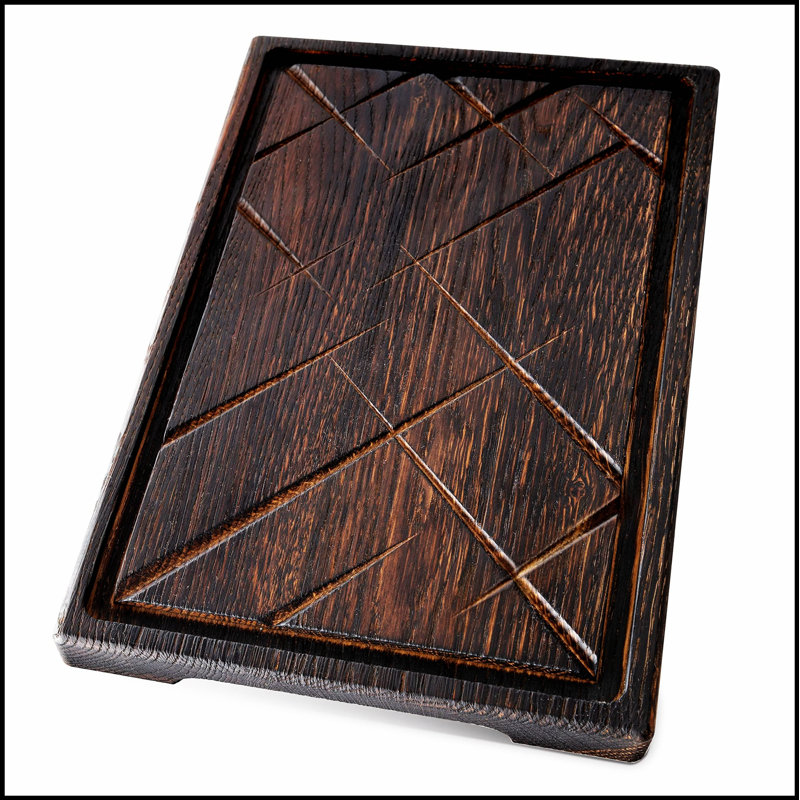 Solid Oak Wooden Steak Board, Medium Size, Durable & Quality, Natural Thick Cutting Plate for Barbecue Serving