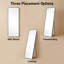 Miroir pleine longueur 64 po x 21 po en alliage d'aluminium, miroir mural ou sur pied avec support-1603456040-1603456042-1603456044