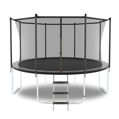 Creationstry 14.1 x 14.1 Round Backyard Trampoline