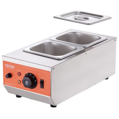 VEVOR Chocolate Tempering Machine Chocolate Melting Pot 9 Lbs 2 Tanks
