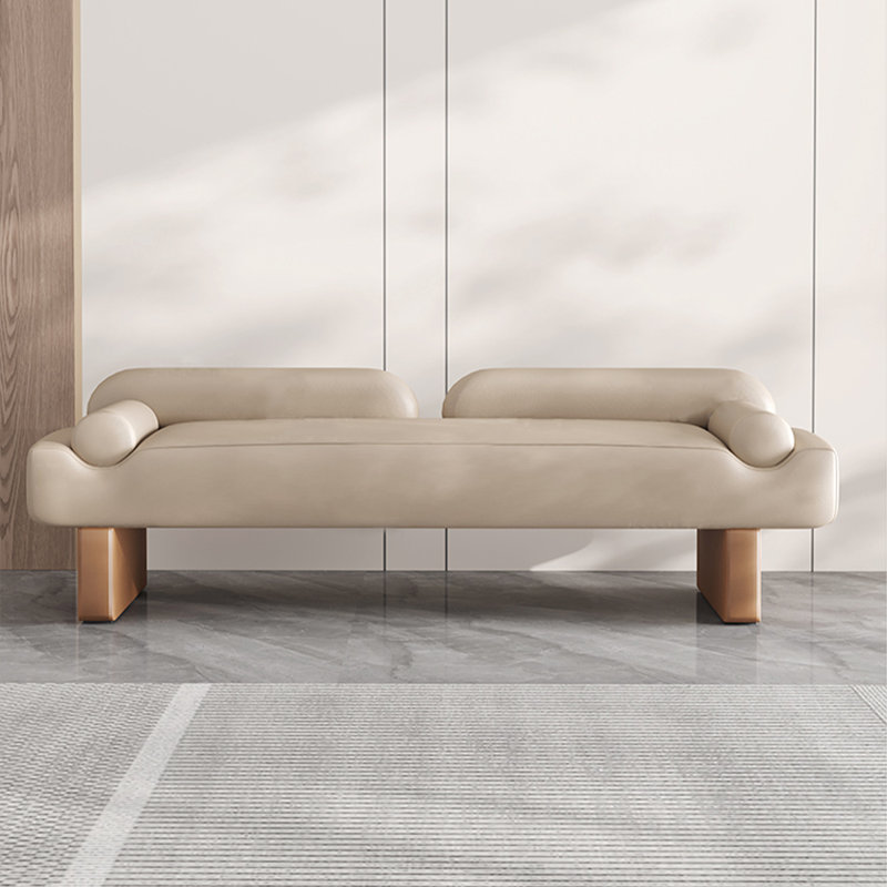 Banc avec revêtement, Beige