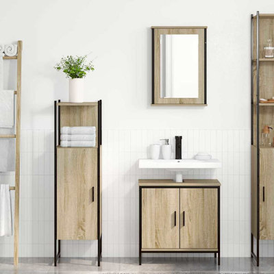 Frame Mounted Bathroom Cabinet