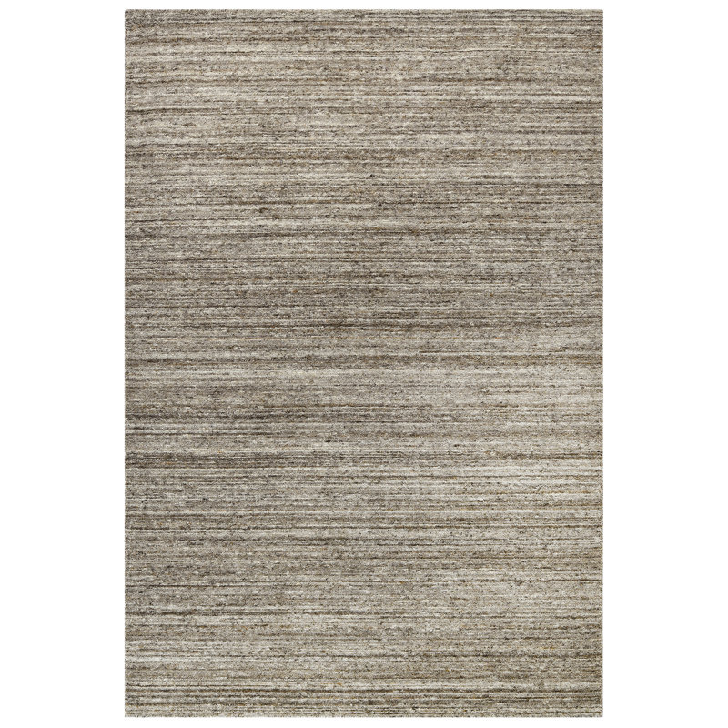 Heaven Transitional Striped Hand-Woven Beige Area Rug, 2' X 3', Rectangle 2' x 3', Brown