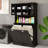 Two-Compartment Laundry Basket Cabinet