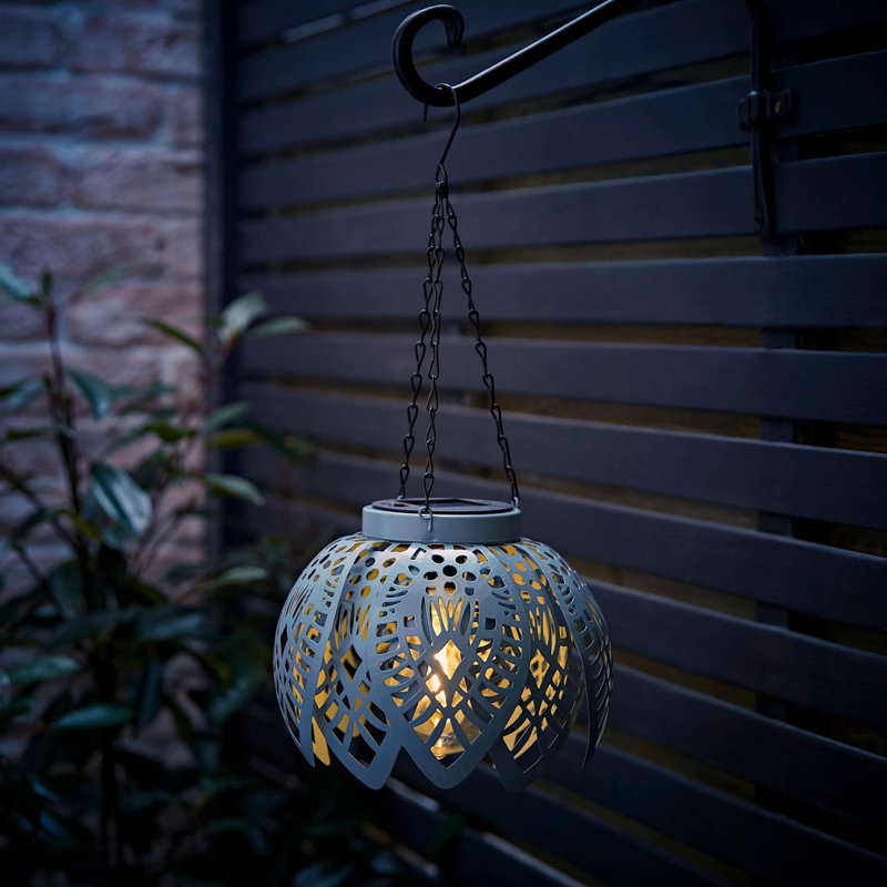 Outdoor Hanging Lantern, Blue