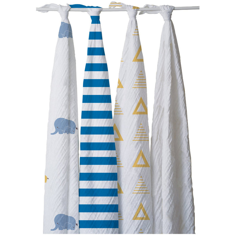 Ensemble de trendys 4 pièces éléphants Feld, Bleu