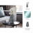 Chambre Victoria Grey Glass Vase-1472205412