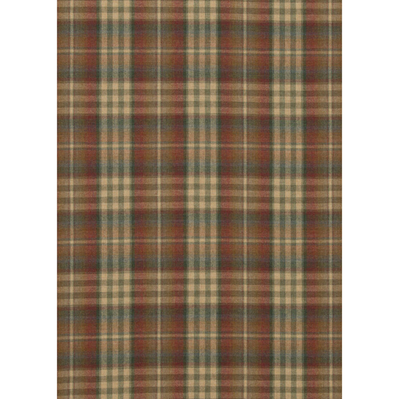 Festival Nevis Performance Fabric, Red/Green