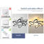 Modern 6-Light 64cm LED Flush Mount-644392228