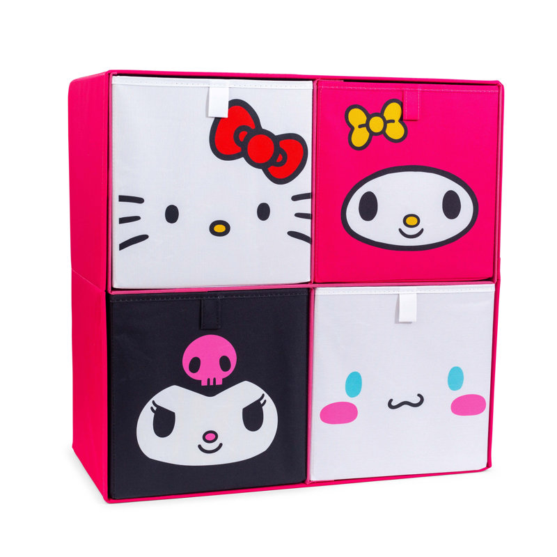 Bacs de rangement Sanrio Hello Kitty and Friends | Ensemble de 4