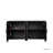 Black 4-Door Freestanding Sideboard Cabinet w/ 4 Open Shelves, Storage Cabinet for Entryway, Living Room, Office, Bedroom-684016759