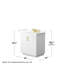 Ensemble de meuble-lavabo simple autoportant 30 po avec plateau en quartz Miranda-97986449-97986453-97986568