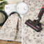 Tapis floral ultra doux beige lavable à la machine-297292301