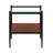 2-piece Modern End Tables Rectangle Side Table with Tempered Glass Top & MDF Storage Shelf, Living Room Accent Tables-1889556390-1889556394
