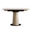 Table carrée extensible avec plaque rétractable Modern Leather