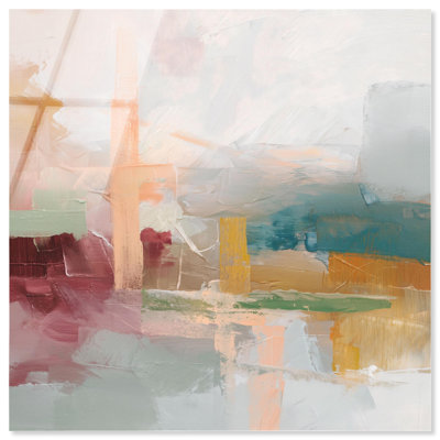Harbor Hues II Acrylic Print Sunset Wall Art by Art Remedy, Ready to Hang, 20 x 20