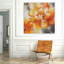 « orange broyage ii »-reproduction d’huile sur toile tendue-1393114380